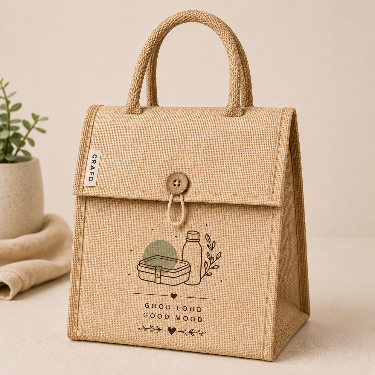Jute Lunch Bag